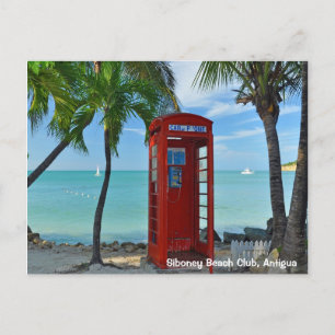Siboney Beach Klubb, Antigua Vykort
