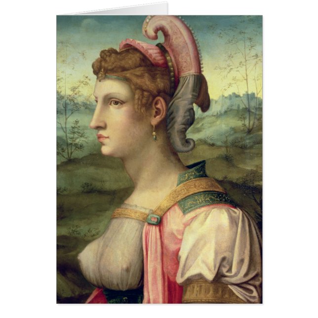 Sibyl c.1540 hälsningskort (Framsidan)