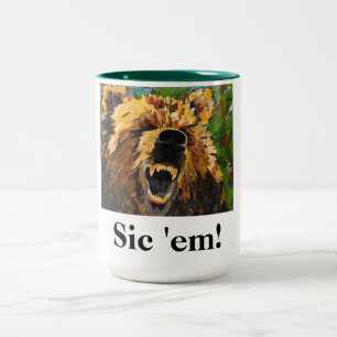Sic-Em-mugg Två-Tonad Mugg