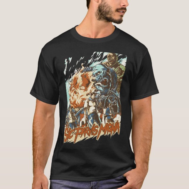 Sic Parvis Magna T Shirt (Framsida)