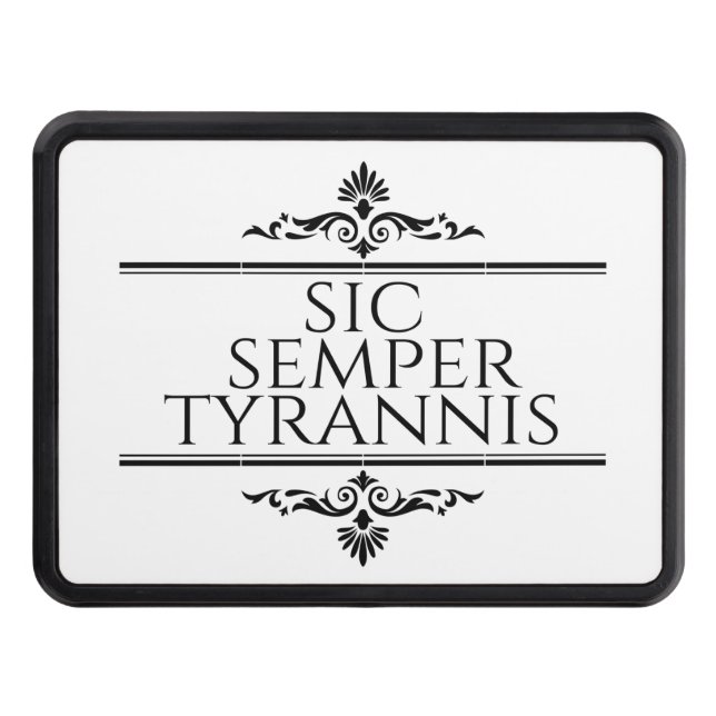 Sic Semper Tyrannis Dragkroksskydd (Framsidan)
