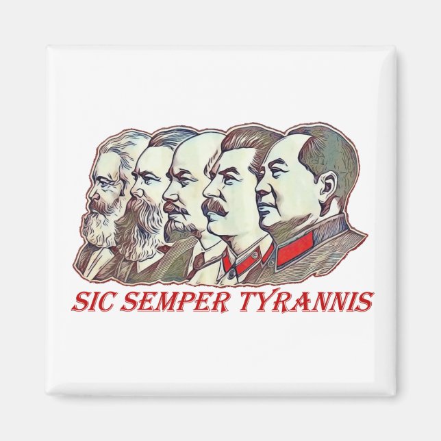 Sic Semper Tyrannis Magnet (Framsidan)