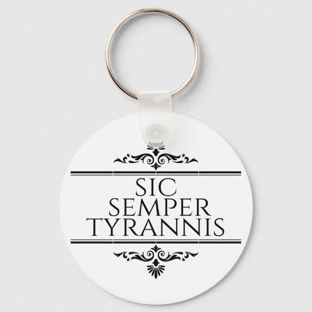 Sic Semper Tyrannis Nyckelring (Framsida)