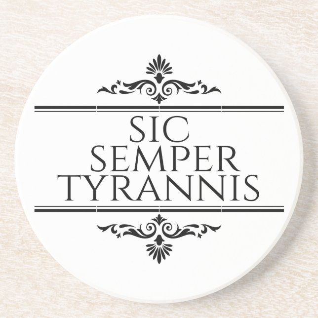 Sic Semper Tyrannis Underlägg (Framsidan)