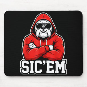 Sic'em Bulldogs Grafisk Män Kvinnor Kid Pojke Flic Musmatta