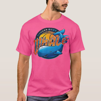 Sichuan Blue Whales CBA Chinese Basketball Whale L T Shirt