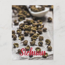 Sichuan Pepper Kinesiska Cuisineet Helg Vykort