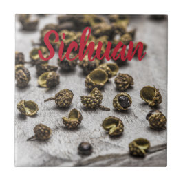 Sichuan Pepper Kinesiska Cuisineet Kakelplatta