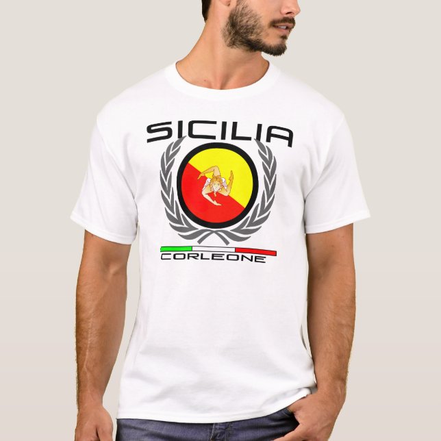 SICILIA (CORLEONE) - tshirt Tee (Framsida)