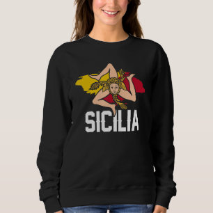 Sicilia Flag Sicilien Palermo Italien 41 T Shirt