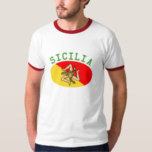 Sicilia flaggaT-tröja Tee Shirt