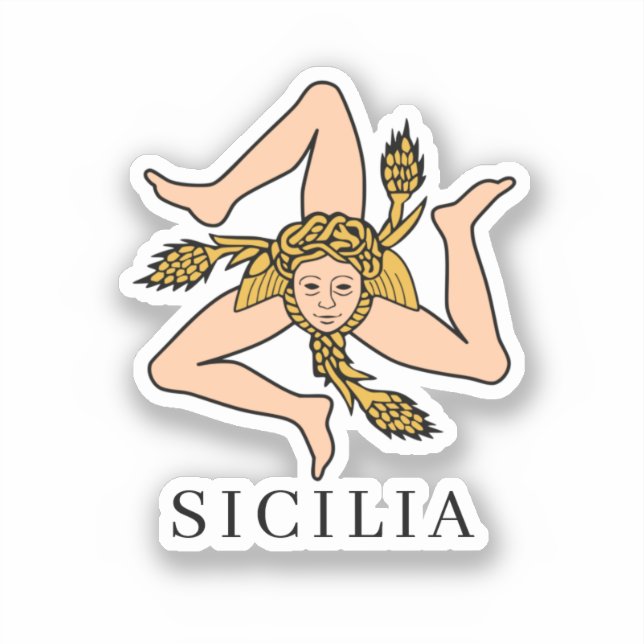 Sicilia Klistermärken (Framsida)