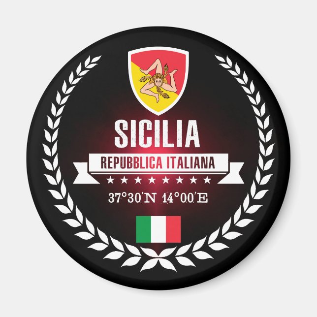 Sicilia Magnet (Framsidan)