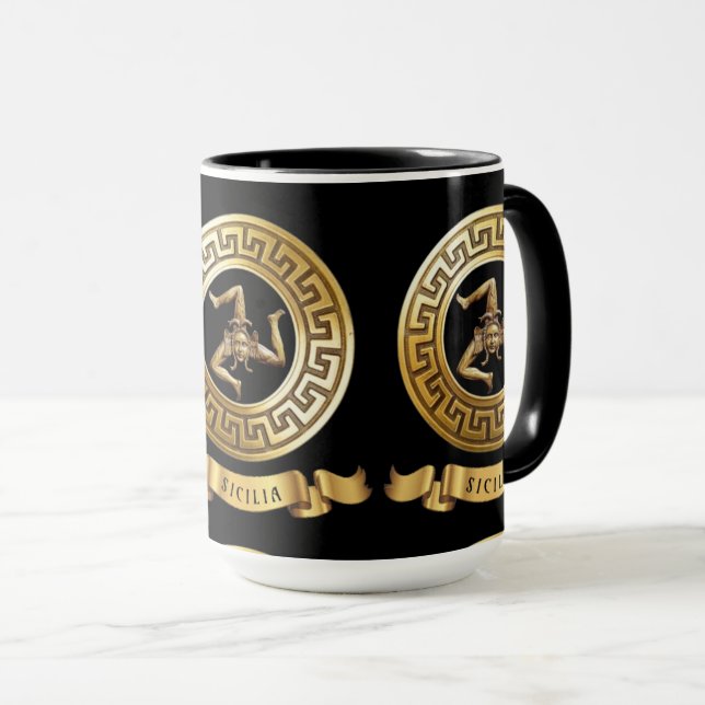 Sicilia (med beteckningen Trinacria) Mugg (Framsida höger)