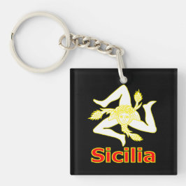 Sicilia med Trinacria-symbol T-shirt