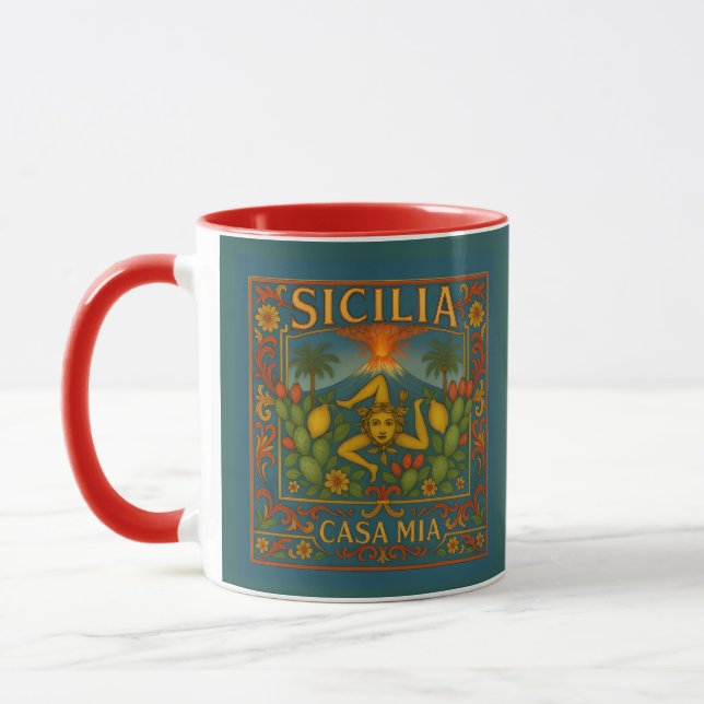 Sicilia Mitt Hem Mugg (Vänster)