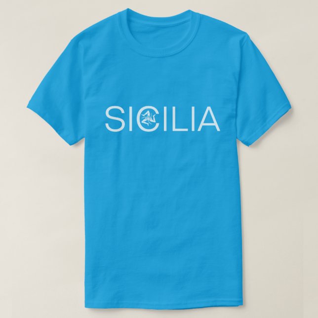 Sicilia och Trinacria T-Shirt (Design framsida)
