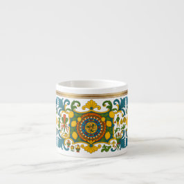 Sicilia Sicilian Pattern Espresso Cup Espressomugg