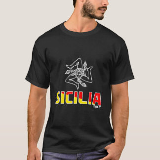 Sicilia Sicilian Sicilian Italien Italienska T Shirt