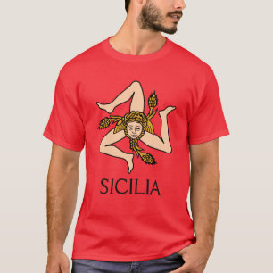 Sicilia - Sicilian Triskelion skjorta Tee