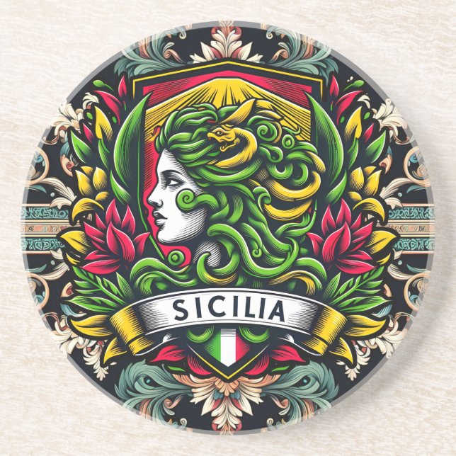 Sicilia Sicilian Underlägg (Framsidan)