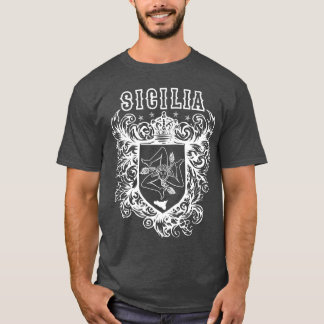 Sicilia Sicily Trinacria Design T Shirt