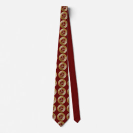 Sicilia (Trinacria Symbol) Premium Golden Neck Tie Slips