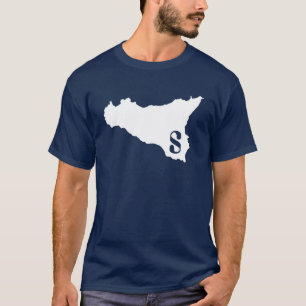 Sicilia vit t-shirt