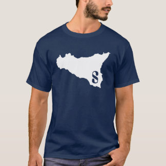 Sicilia vit t-shirt