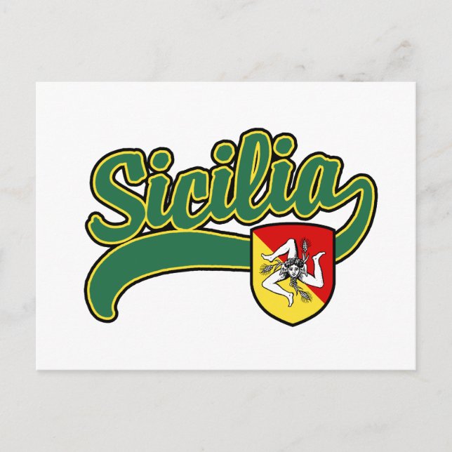 Sicilia Vykort (Framsida)