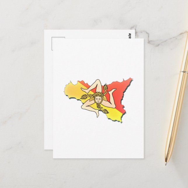 Sicilia 🇮🇹 ☀️ vykort (Fram/Back In Situ)