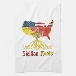 Sicilian amerikankökshanddukar kökshandduk