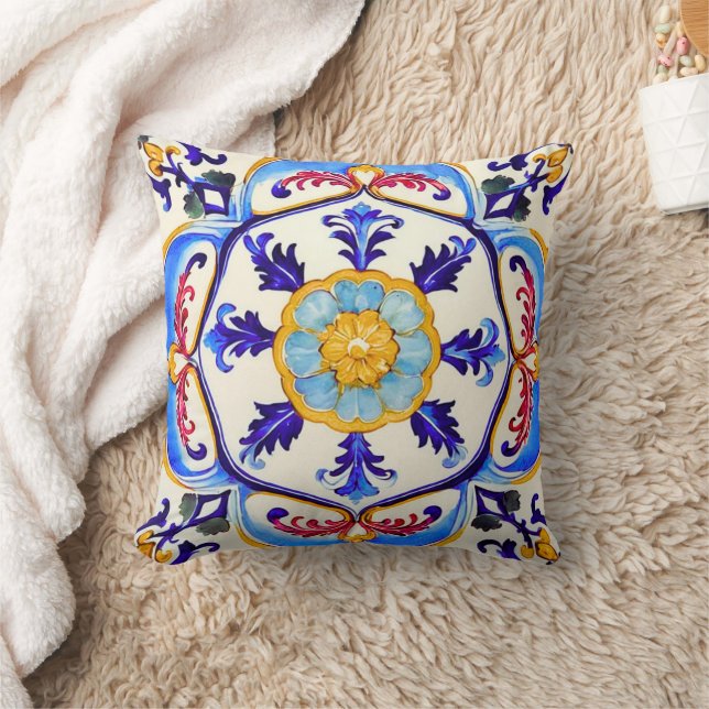 Sicilian Baroque Flower I Kudde (Filt)