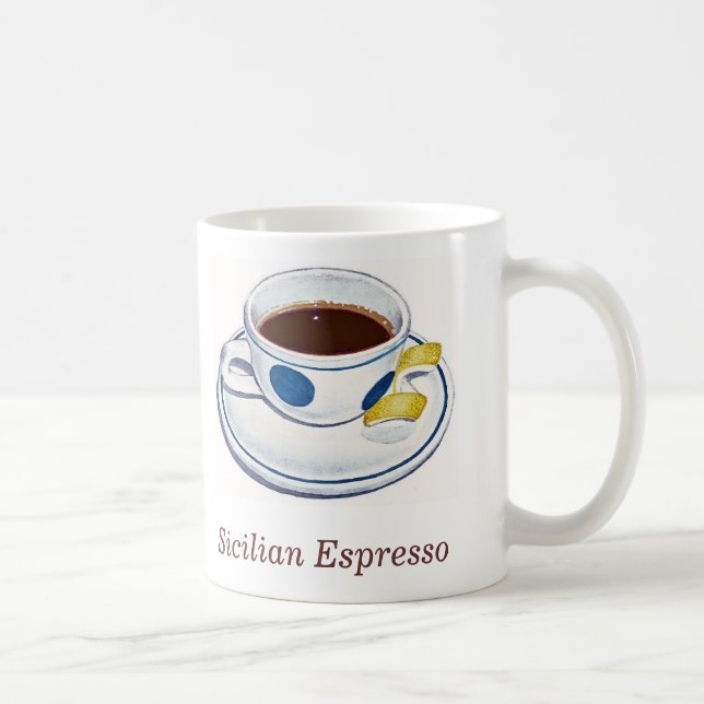 Sicilian espresso kaffemugg (Höger)
