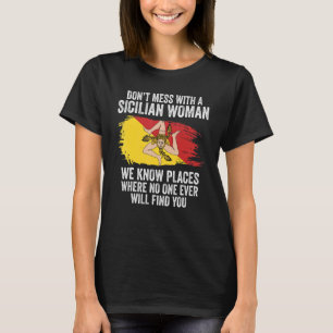Sicilian Flagga Sicily T Shirt
