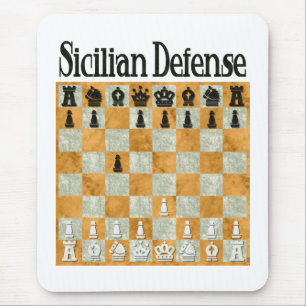 Sicilian försvar musmatta