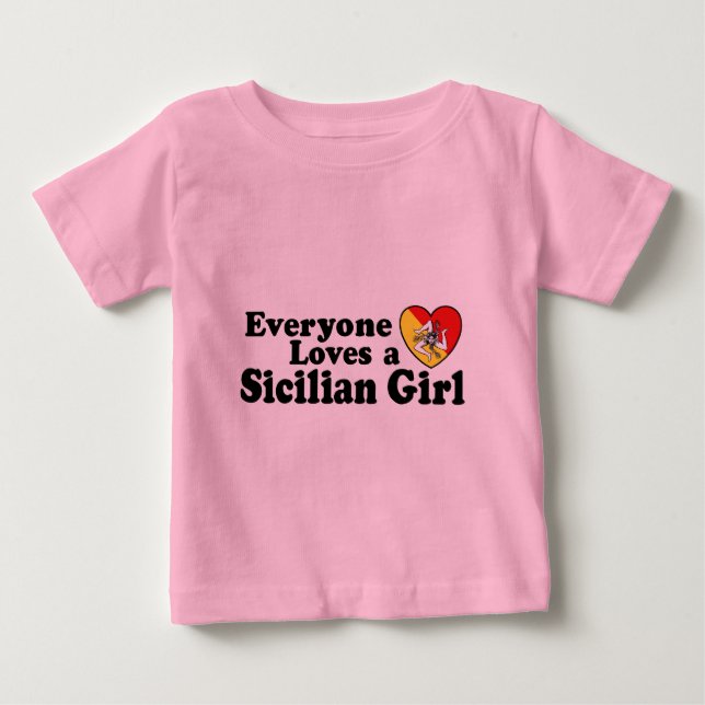 Sicilian Girl T-shirt (Framsida)