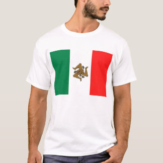 Sicilian italiensk flagga tröja