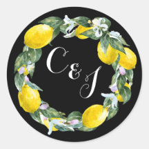 Sicilian kärlek - initial klistermärkekuvertsälar