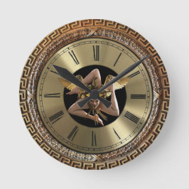 Sicilian Medusa Wall Clock Rund Klocka