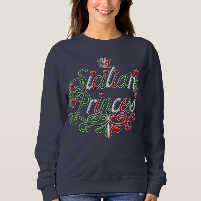 Sicilian Princess T Shirt (Framsida)
