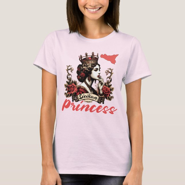 Sicilian Princess T Shirt (Framsida)