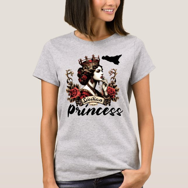 Sicilian Princess T Shirt (Framsida)