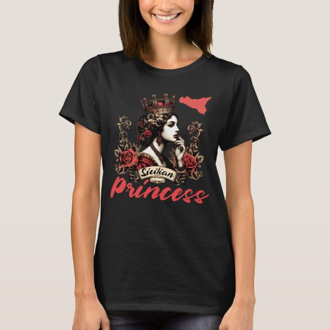 Sicilian Princess T Shirt (Framsida)