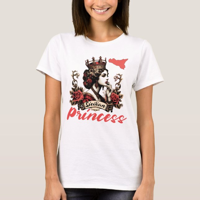 Sicilian Princess T Shirt (Framsida)