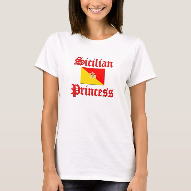 Sicilian Princess Tee Shirt (Framsida)