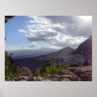 Sicilian Sol Rays Poster