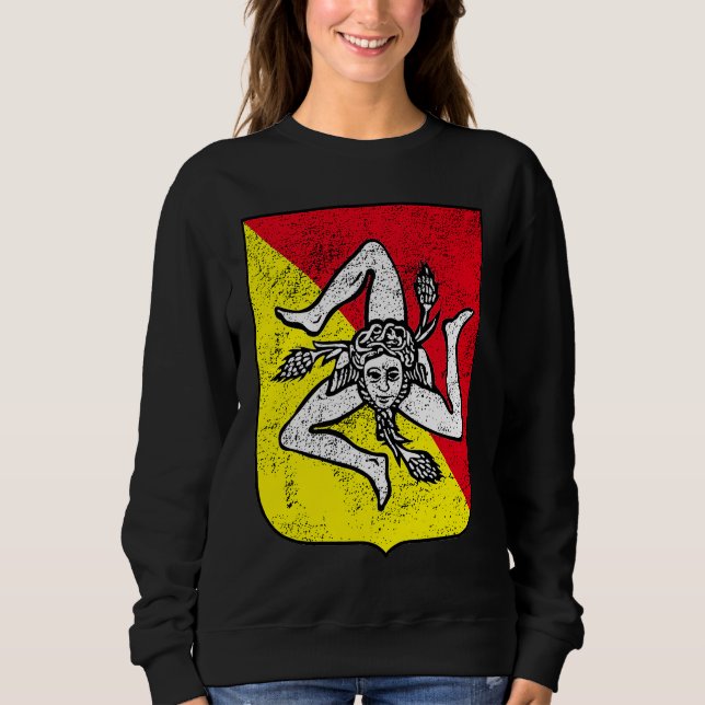 Sicilian Souvenir Italy 2022 Men Women Kids T Shirt (Framsida)