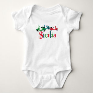 Sicilian sparkcykelTriobaby som är i ett stycke T Shirt