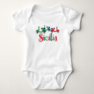Sicilian sparkcykelTriobaby som är i ett stycke T Shirt